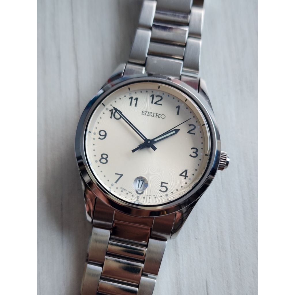 Seiko Numeric Tan Dial 7N42-0BN0 Made In Japan RARE