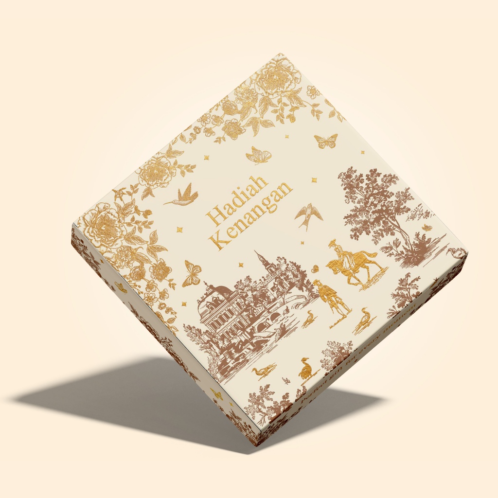 Box Packaging Premium Mewah / Kotak Kado Aesthetic / Dus Hampers Tebal Hardbox Custom Gift Box