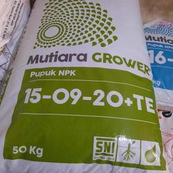 Pupuk Meroke NPK Mutiara Grower Kemasan Pabrik 50 kg