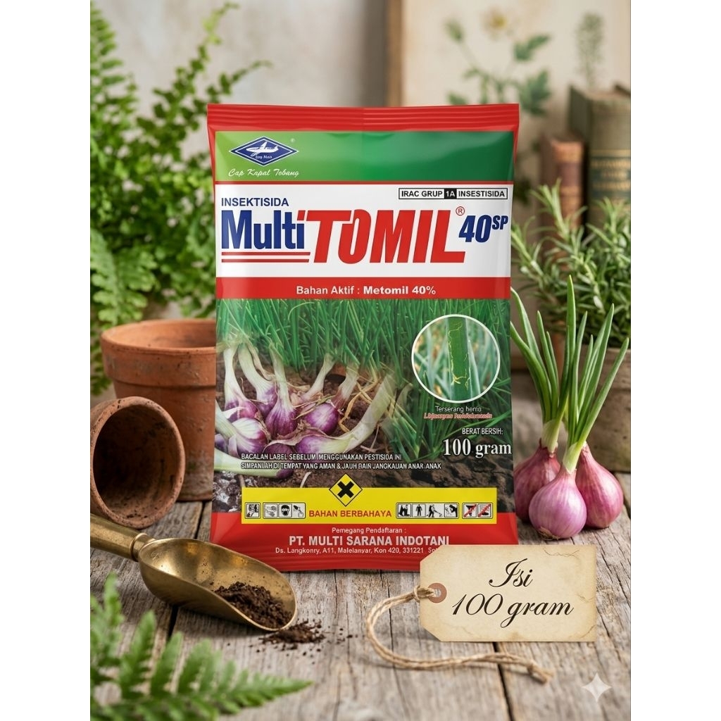 Insektisida multi tomil metomil 40sp 100gram