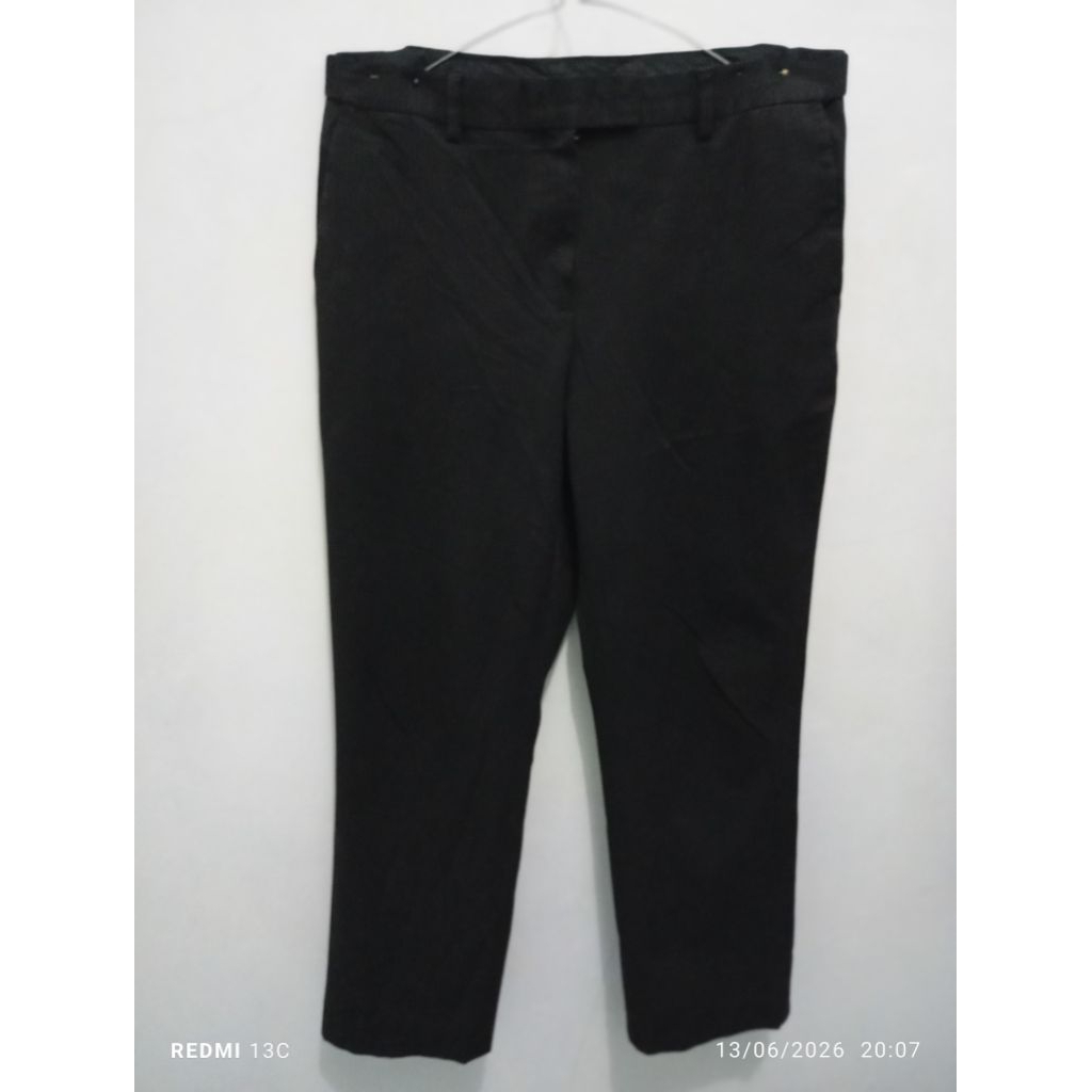 preloved celana panjang kantor hitam musinsa