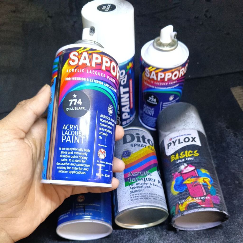kaleng bekas cat semprot pilok buat kerajinan