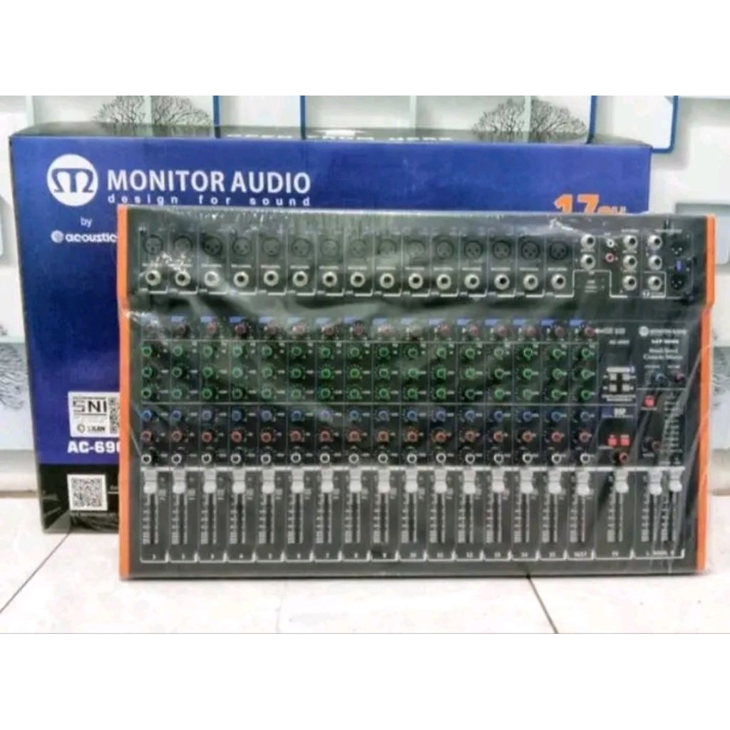 MIXER 16 CHANNEL MONITOR AUDIO MT1601