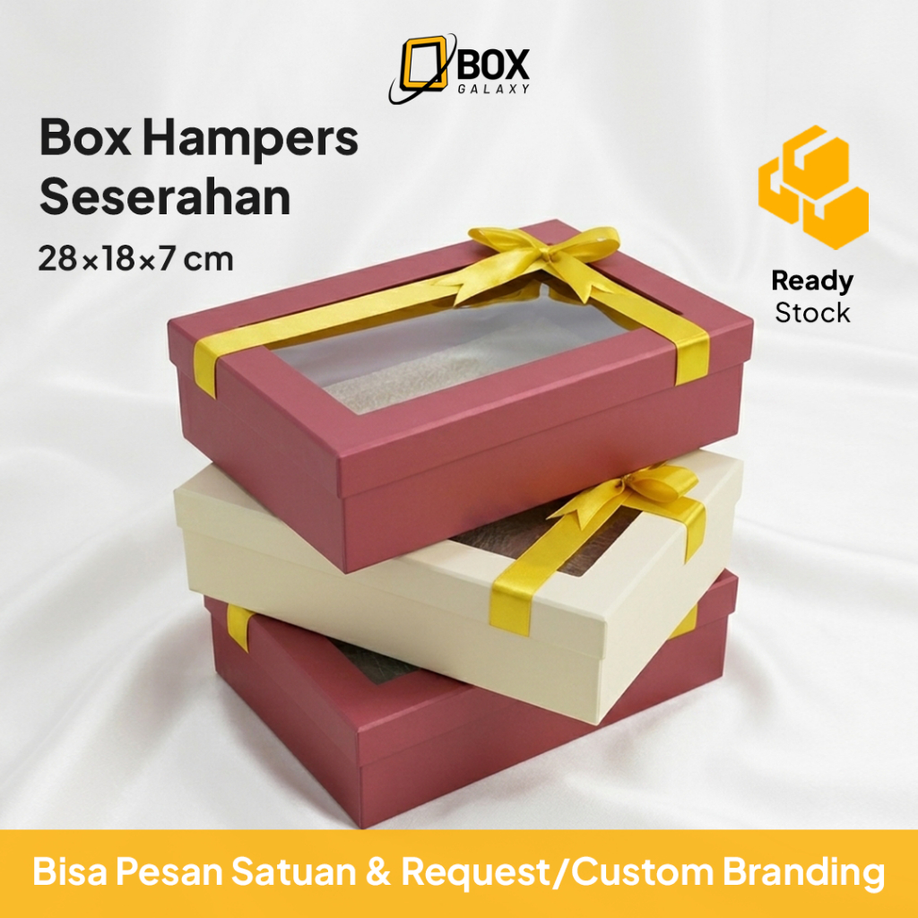 Kotak Hantaran Pernikahan - Box Kado Mika - Box Seserahan Wedding - Hardbox Mix Mika