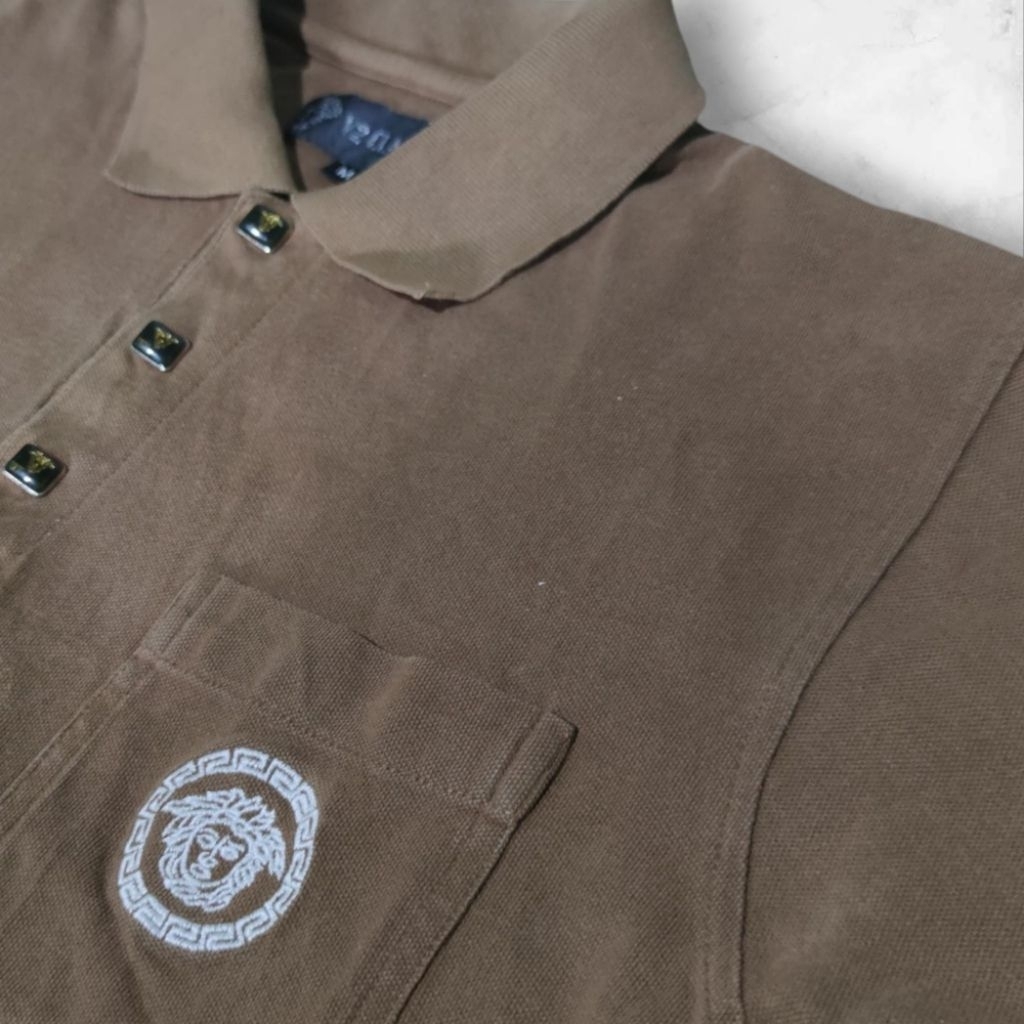 POLO SHIRT VERSACE VERY LUXURY VINTAGE RARE ITEM