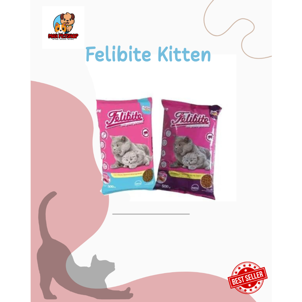 Felibite Kitten Mother Salmon with milk | Felibite kitten mother donat | Felibite Kitten Mother Ikan