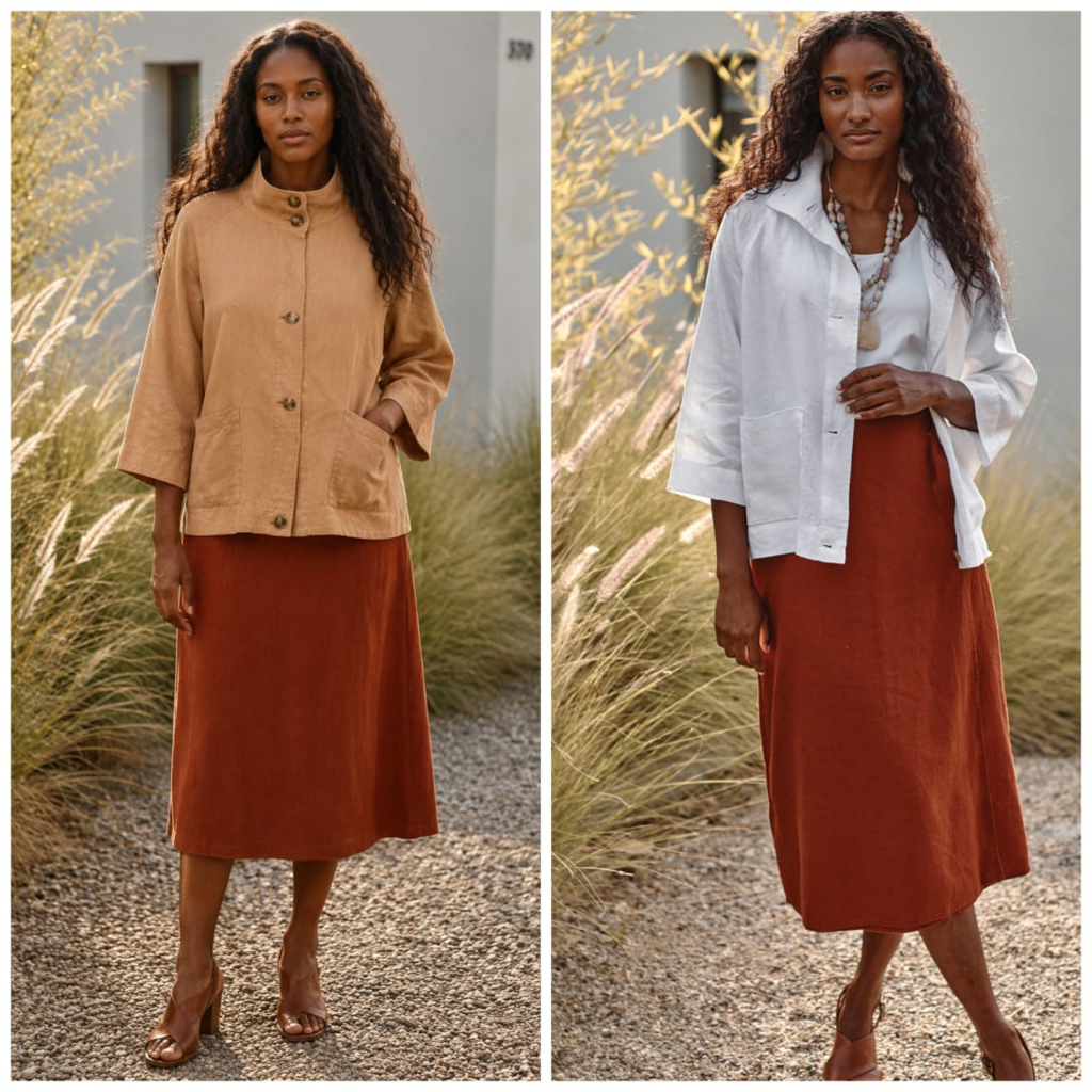 Jacket J.Jill Pure Elements Lightweight Linen Jacket