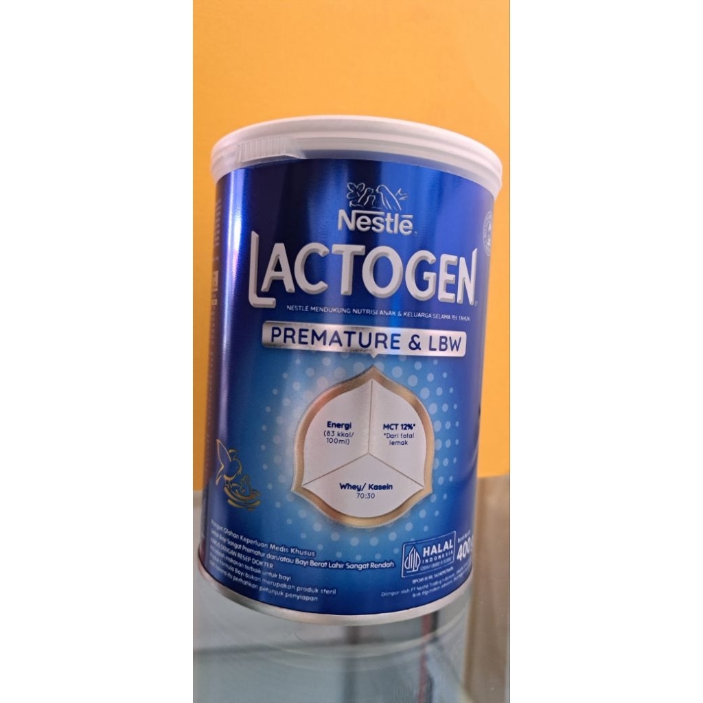 Lactogen Premature & BBLR 400g - Susu Formula Medis untuk Bayi Prematur dan BBLR