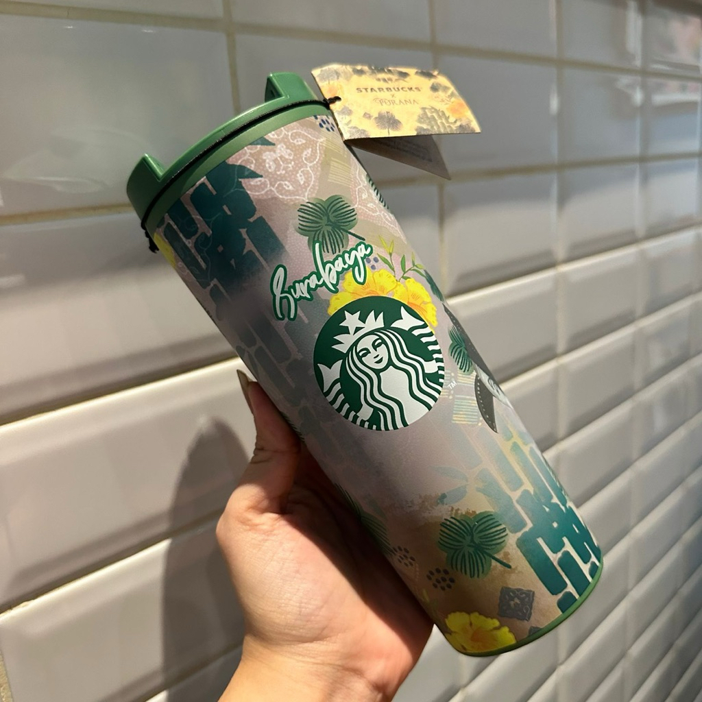 NEW Tumbler Starbucks Surabaya City Purana Collection Stainless Steel Original Starbucks