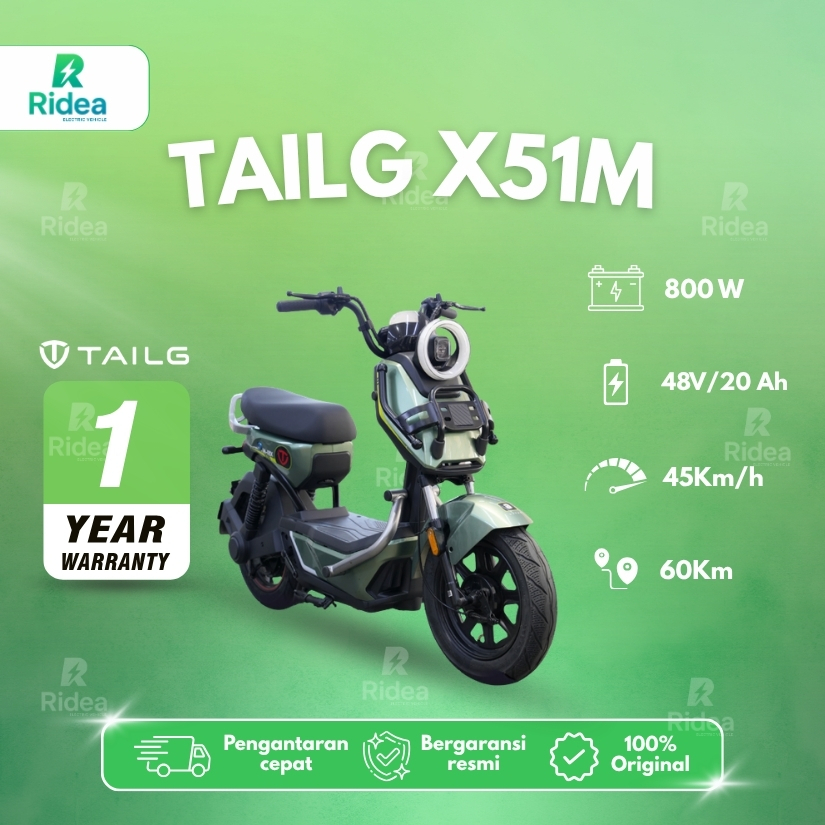 Tailg X51M sepeda listrik anti air
