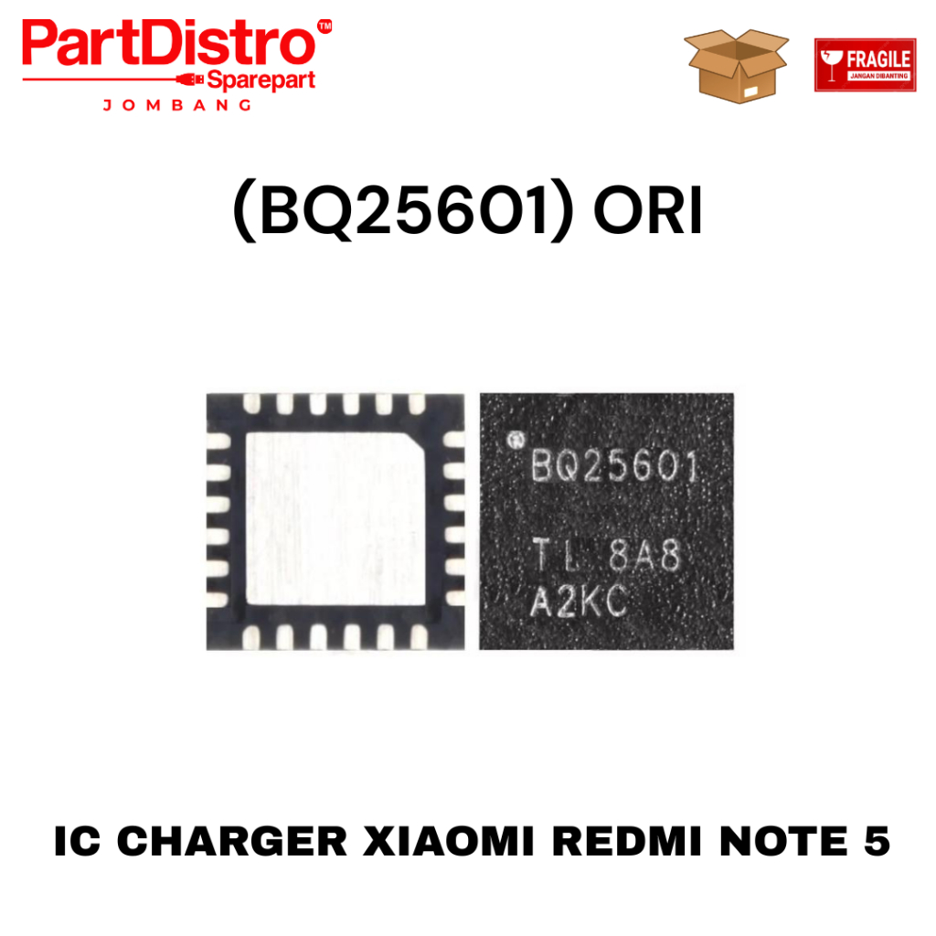 IC CHARGER / IC CAS XIAOMI REDMI NOTE 5 (BQ25601) ORI