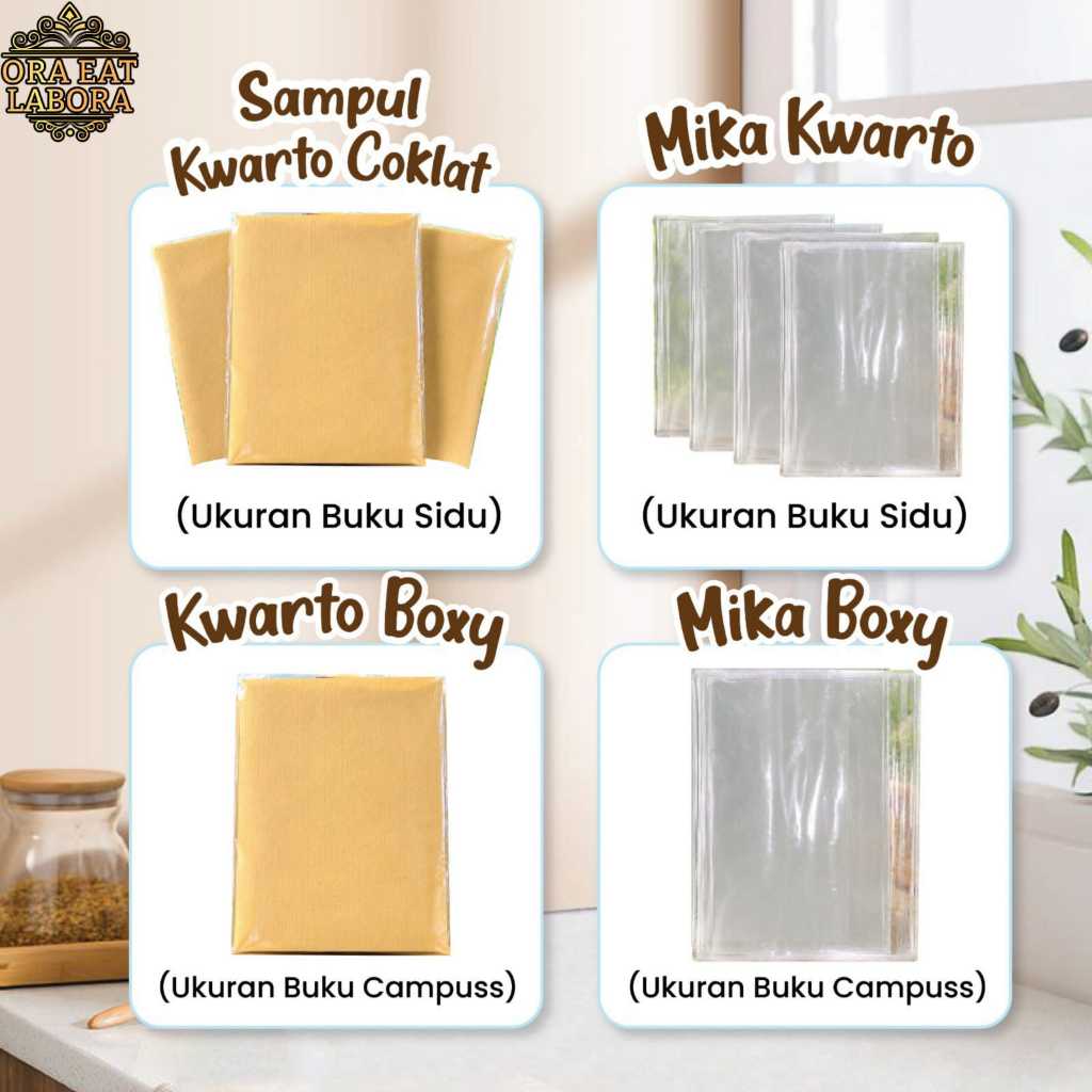 Sampul Buku / Sampul Mika Boxy / Sampul Mika Kwarto / Sampul Mika LKS - Ora Eat Labora