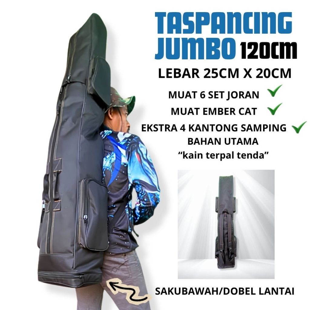 TAS PANCING RANSEL GENDONG ANTI AIR 120CM BAHAN TEBAL PREMIUM ORIGINAL