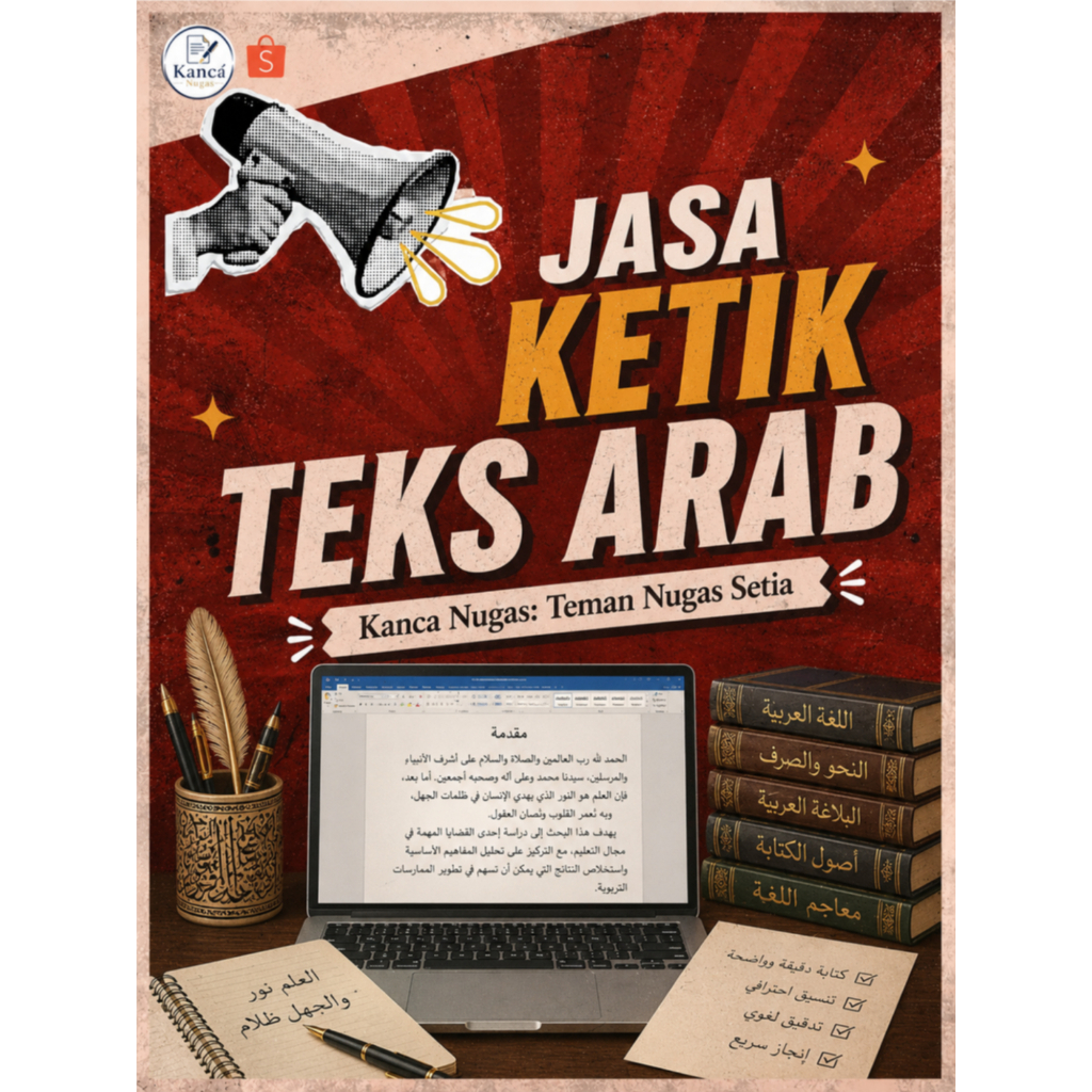 JASA KETIK TEKS ARAB