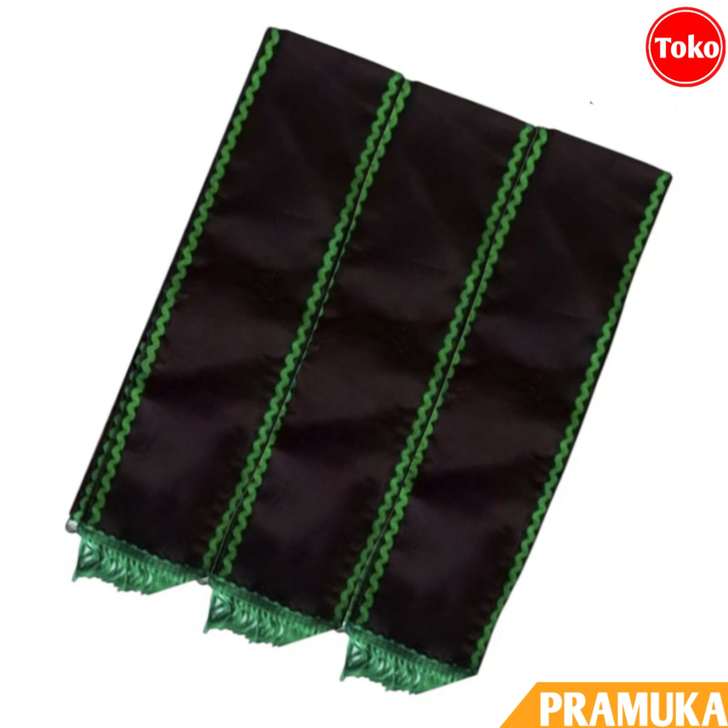 Selempang TKK Hijau (Siaga) Pramuka / Slempang TKK / Tetampan TKK Pramuka / Selendang TKK Pramuka