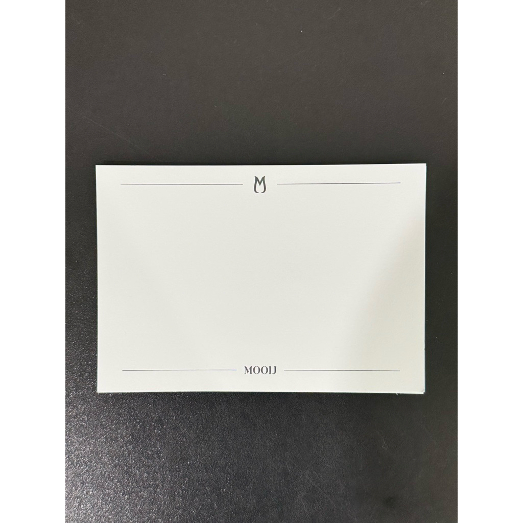 Kartu Ucapan Mooij / Greeting Card Mooij
