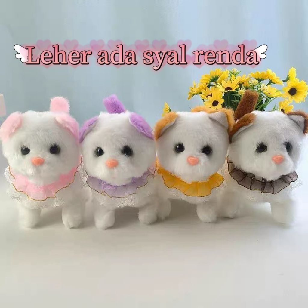 {MY} Mainan Anak Boneka Kucing Berjalan / Kucing mainan anak-anak Mainan Boneka Kucing Bergerak Main