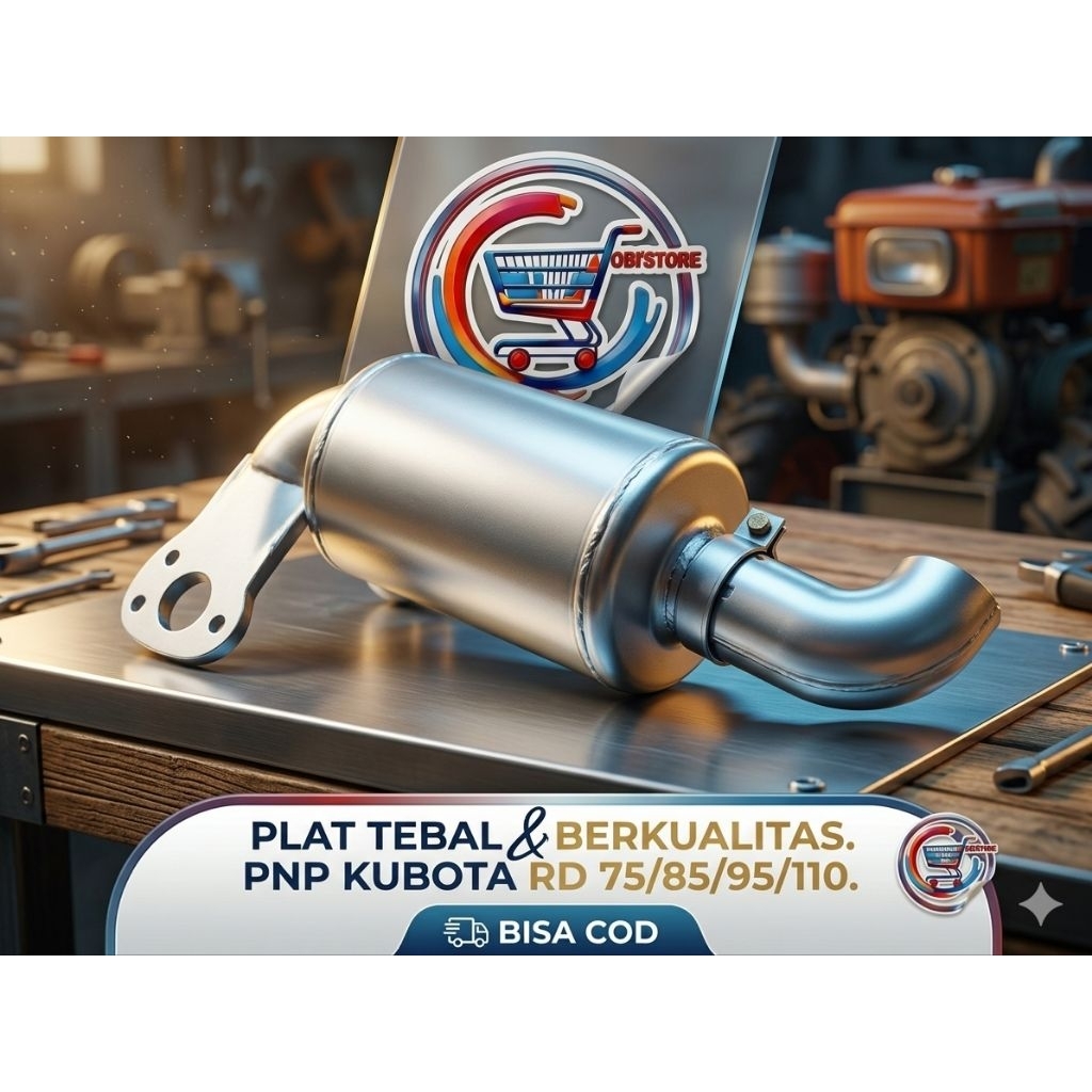 Knalpot diesel kubota RD 75 85 95 110