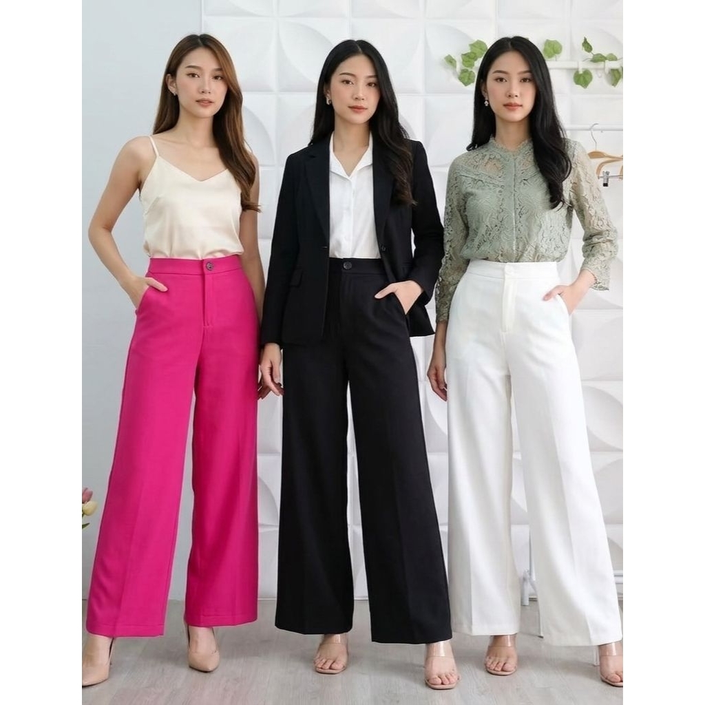 BLANIK OFFICIAL - celana kulot HW blanik size ML