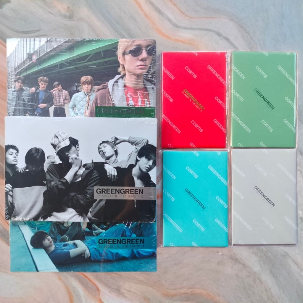 READY STOCK (BACA DESKRIPSI) // ALBUM SEALED CORTIS OFFICIAL REGULER REG WEVERSE VER VERSION GREENGR