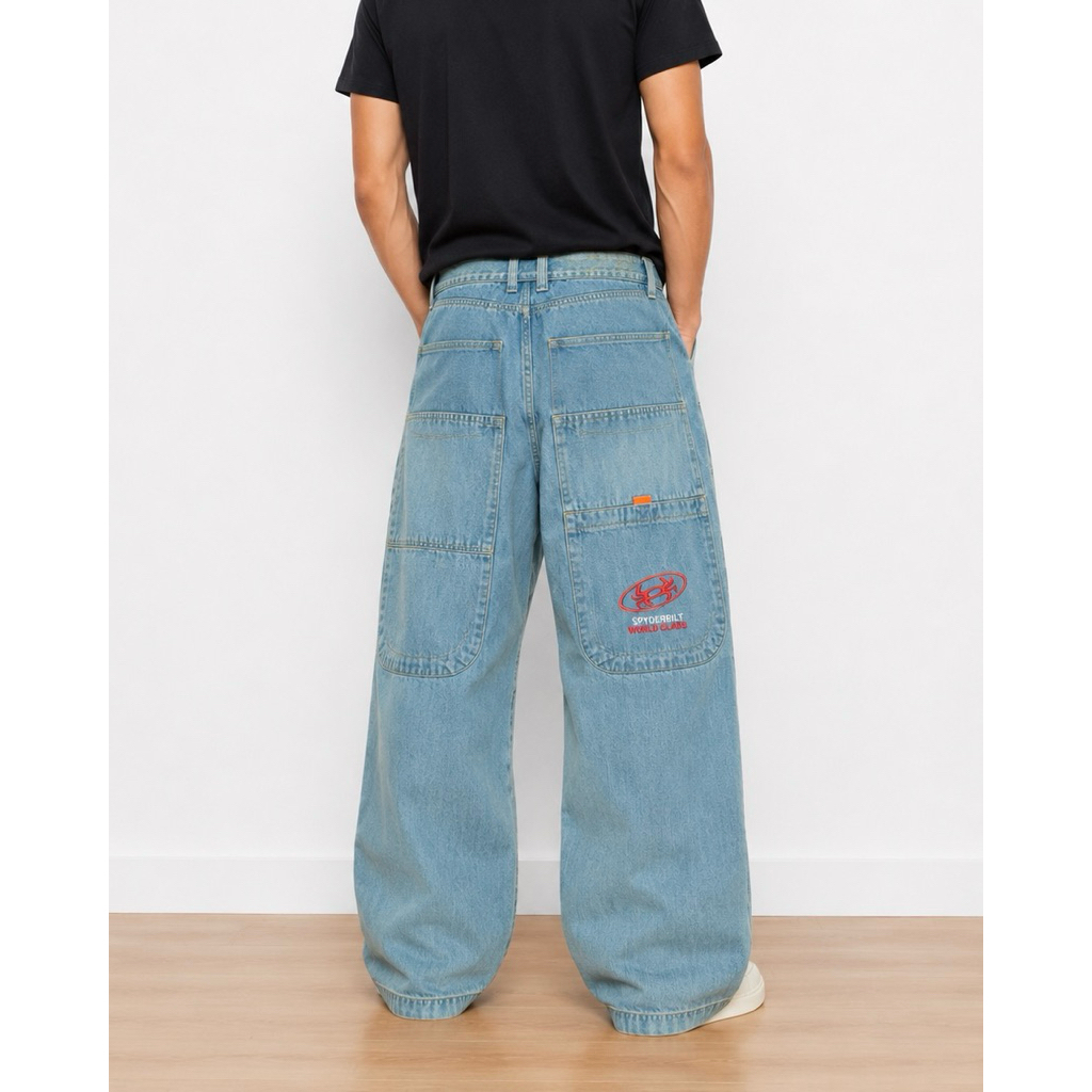 Vintage Y2K Spyderbilt Baggy Loose Jeans size 27-28