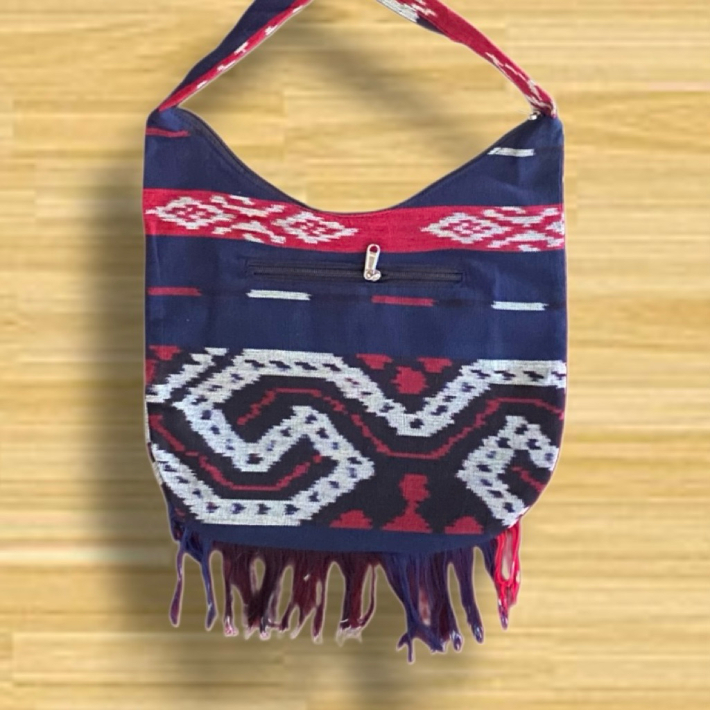 Tas Selempang Tenun Ukuran Besar Tas Tenun Ethnic Motif Tenun Toraja Tenun Dayak Motif Banyak Piliha