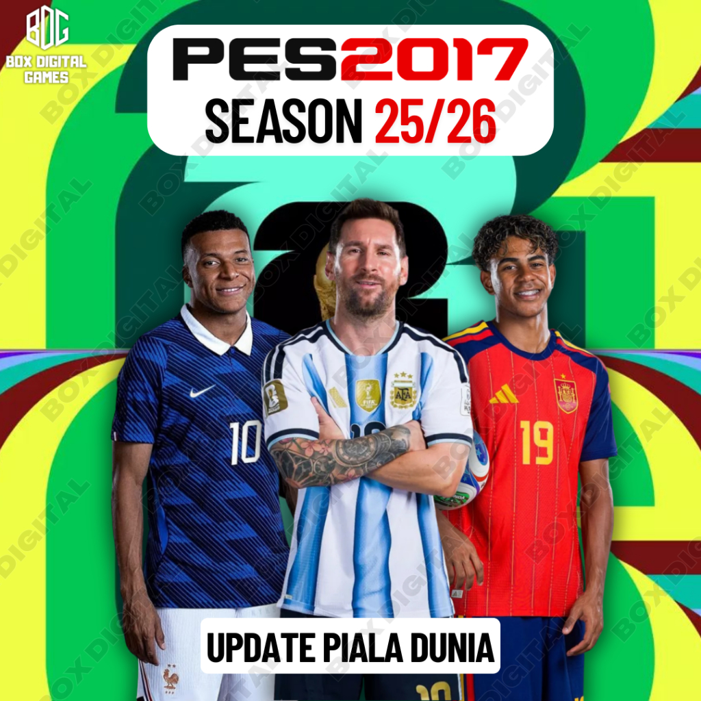 PES 2017 UPDATE MUSIM TERBARU 2025/26 LIGA 1 BRI TIMNAS  - GAME PC