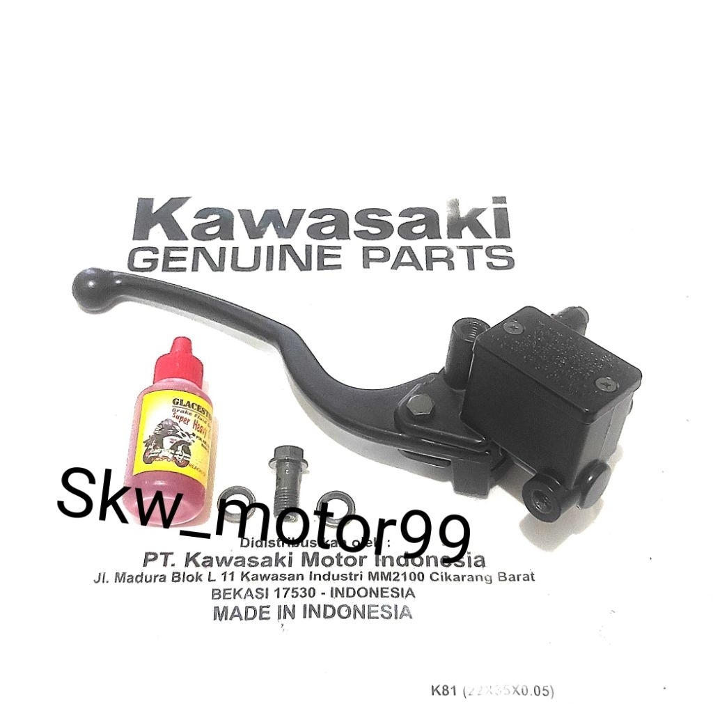 Master Rem Set Depan+Minyak Rem Kawasaki Klx 150,Klx 230,Klx 250,Dtracker