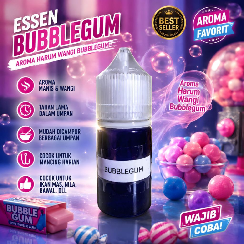 ESSEN IKAN OPLOSAN SUPER - Essence Pancing Aroma BUBBLE GUM
