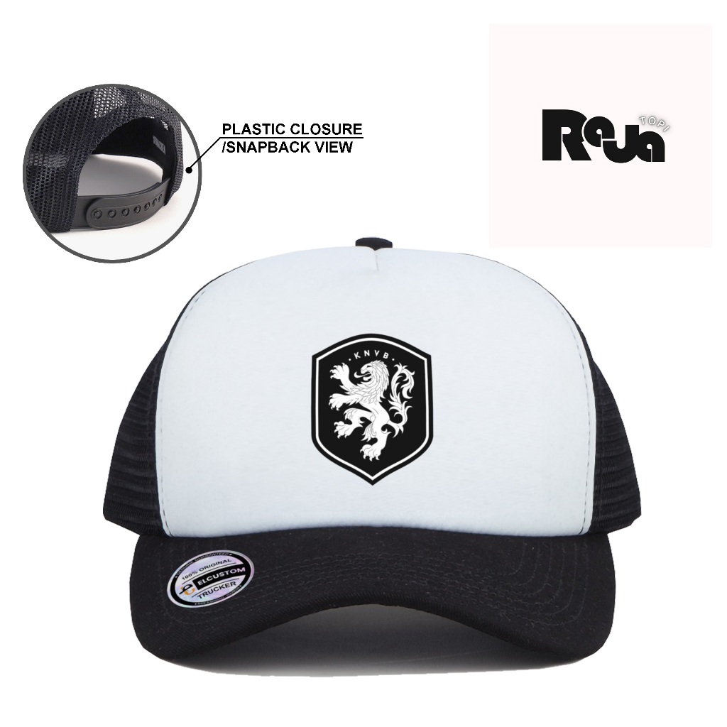 Rajatopi.id - Topi Timnas belanda / Topi Belanda / ORANJE / Piala Dunia / Topi TRUCKER / Topi Cultur
