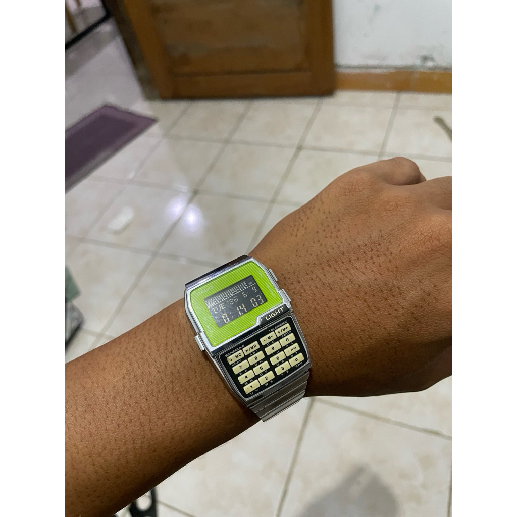 Rare item casio dbc 1500 green super rare