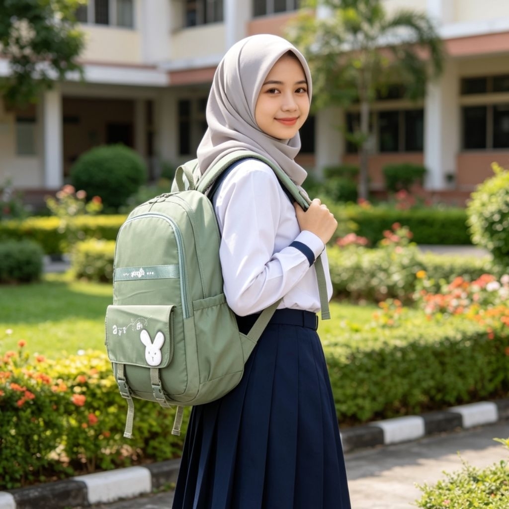 Tas Ransel Sekolah Anak ALTO Silver Girl / Tas Anak Perempuan /Tas Ransel Karakter / Tas Sekolah Ana