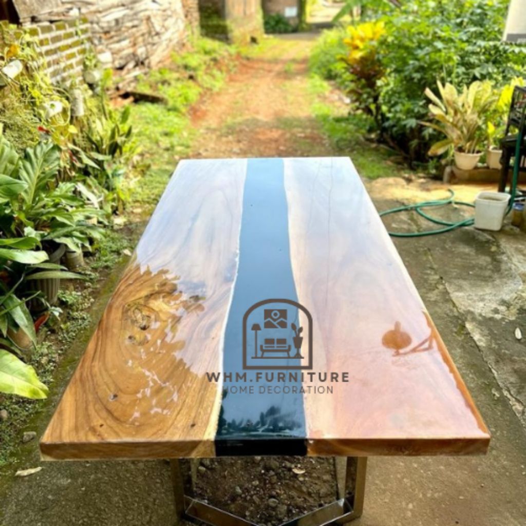 MEJA MAKAN RESIN EPOXY