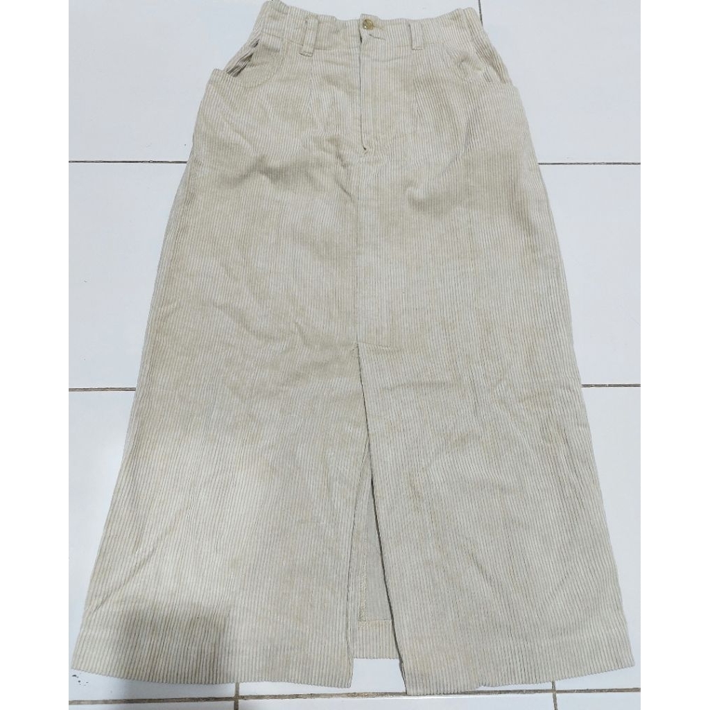 preloved rok Corduroy skirt corduroy