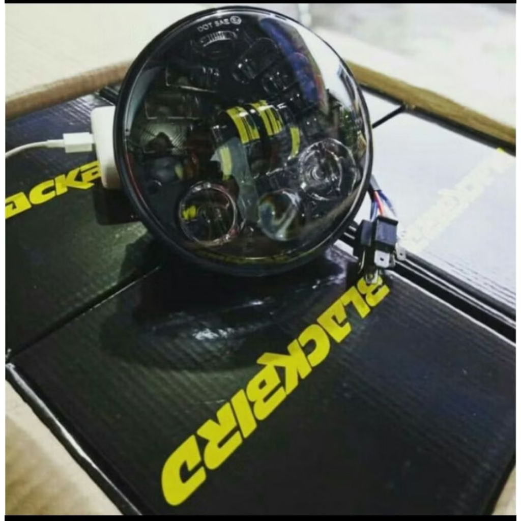 Lampu daymaker blackbird 7inch ninja rx king
