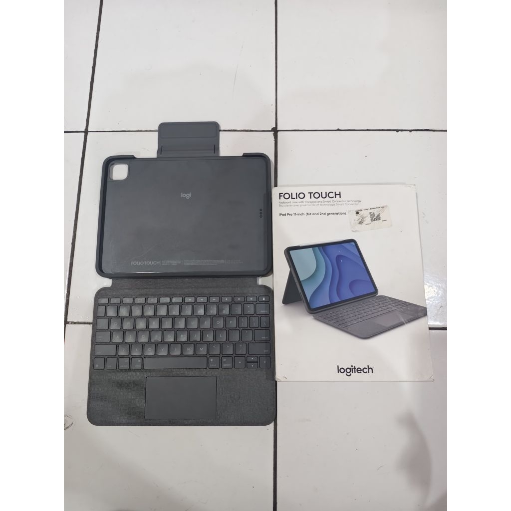 Logitech Keyboard Folio Touch M1 M2 11 inch iPad Pro 2018 2020 2021 2022 air 4 5 bekas seken second