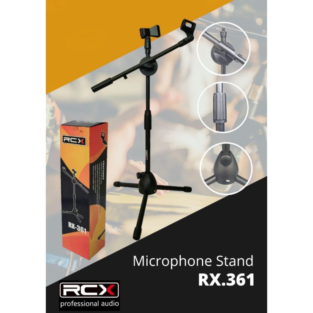 Stand Microphone pendek RCX 361