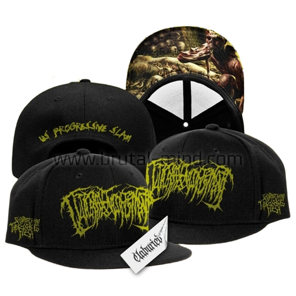 Snapback Cap - Guttural Engorgement - The Slow Decay of Infested Flesh