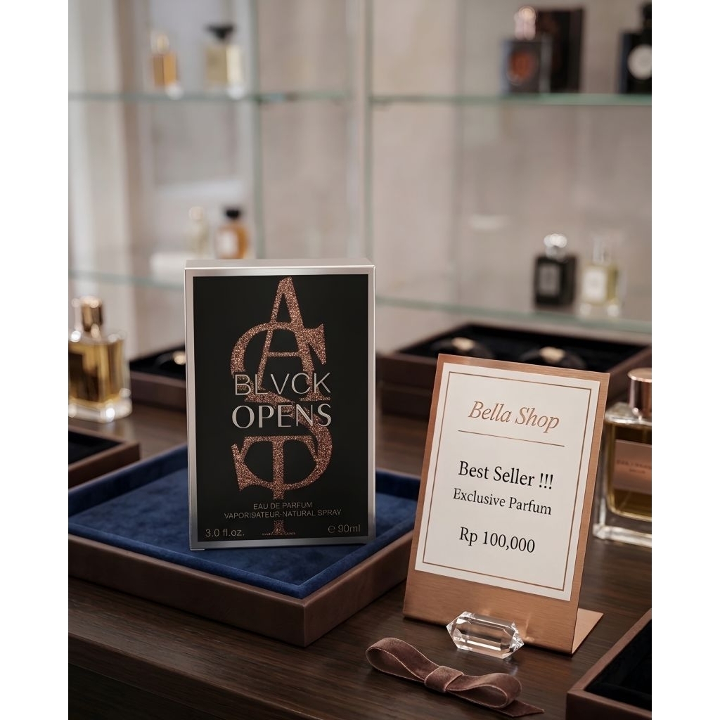 Blvck Opens EDP Parfum Unisex Bold Misterius Ori Tahan Lama