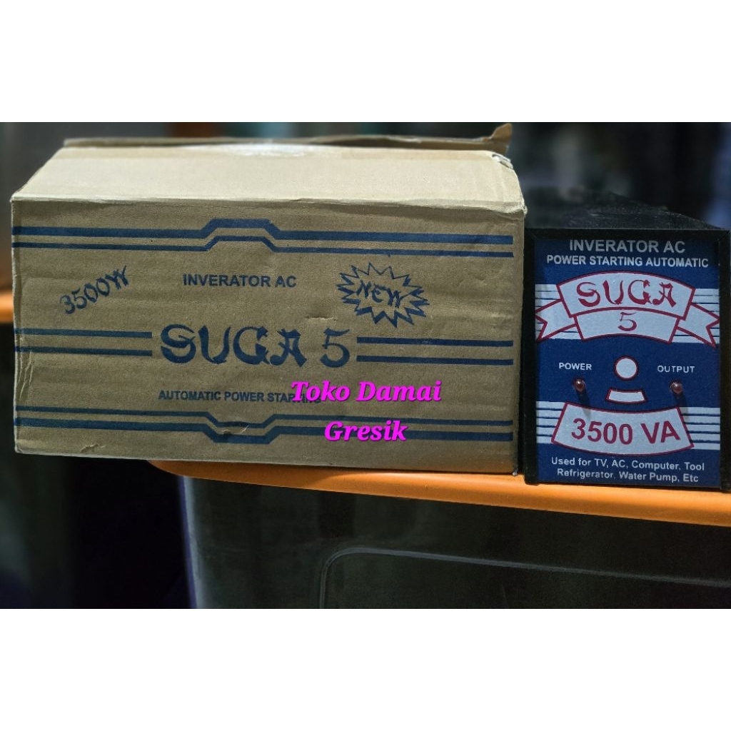 Suga Auto Start 3500W Soft Start 3500 Watt inverator anti jeglek