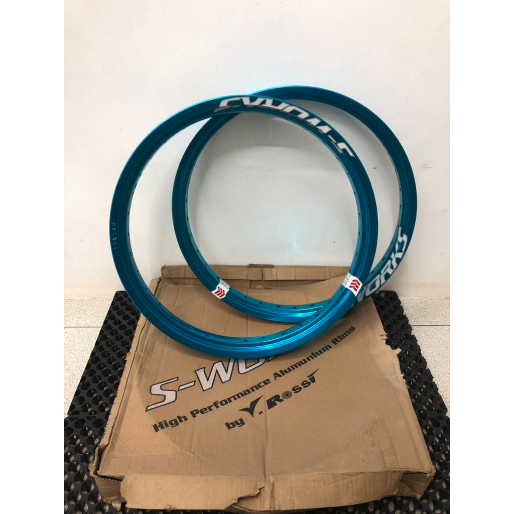 velg T Shape model akront morad ring 17x140&17x160 lawasan kondisi baru S-WORKS