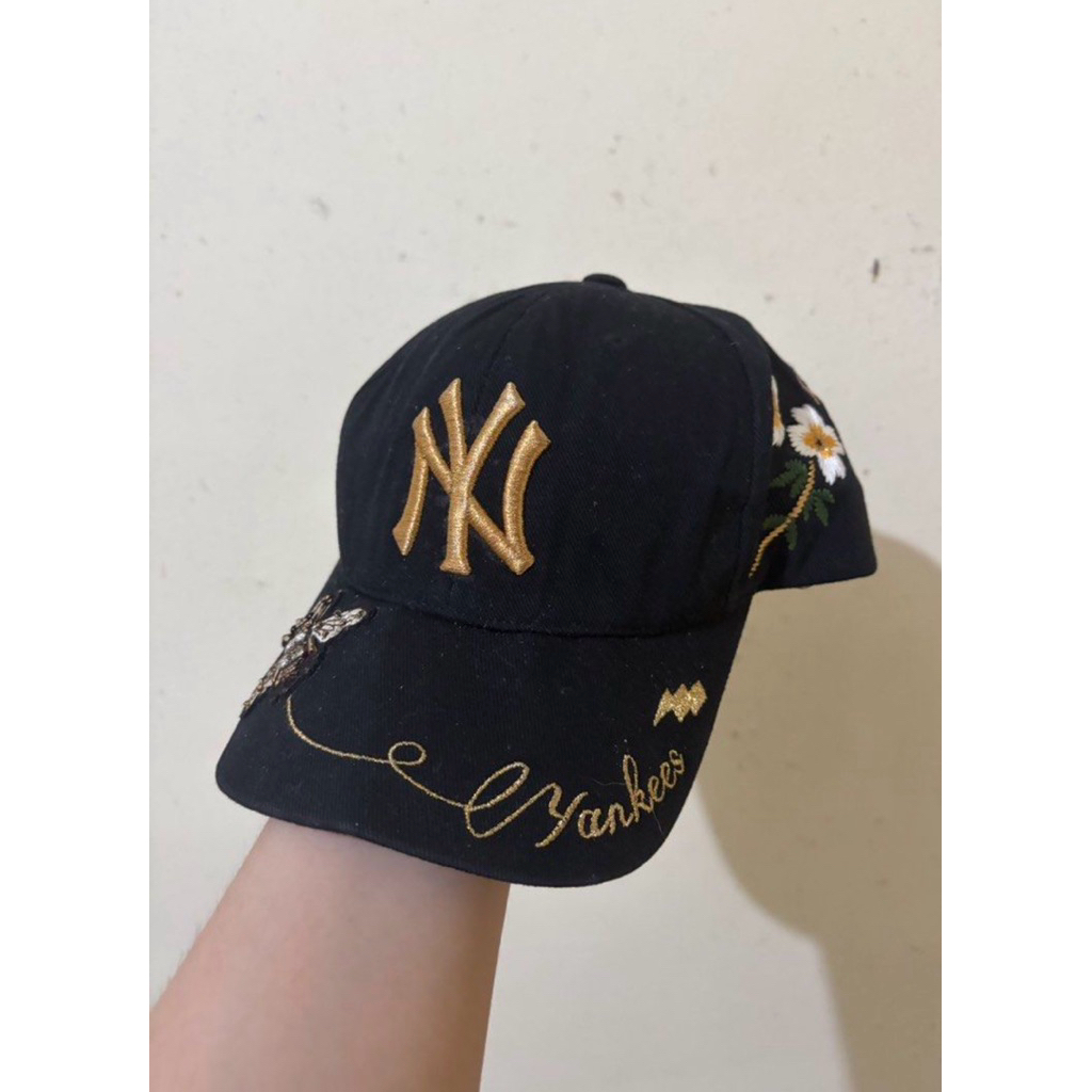 topi NY Gold Bee ori MLB preloved pribadi limitid series pernah dipakai chanyeol exo