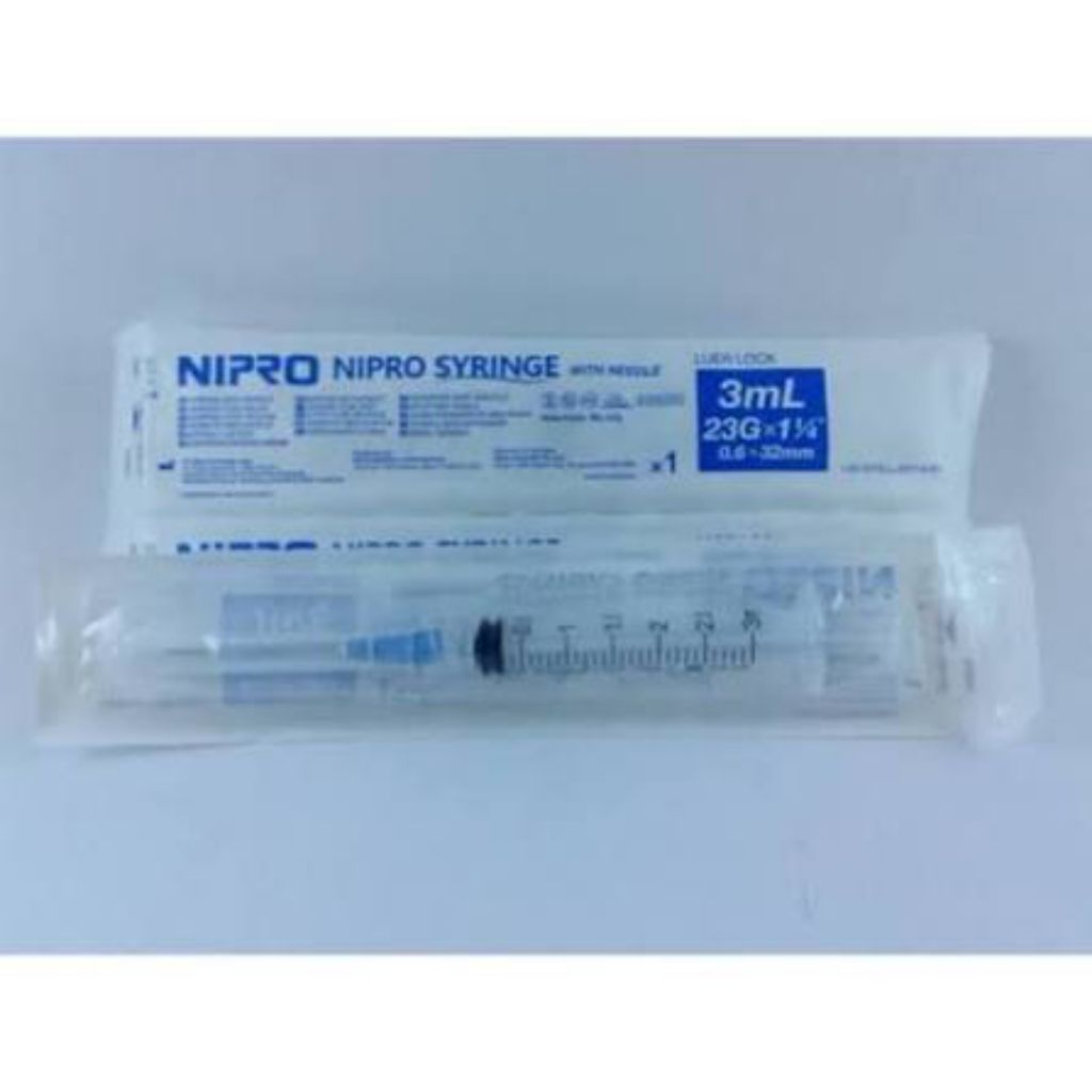 Spuit 3cc Nipro Original Steril