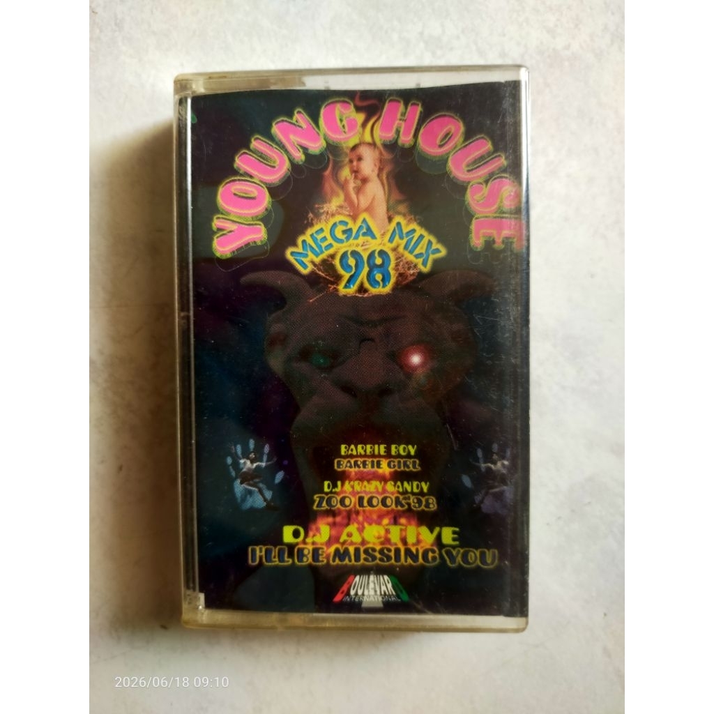 kaset pita jadul YOUNG HOUSE MEGA MIX 98