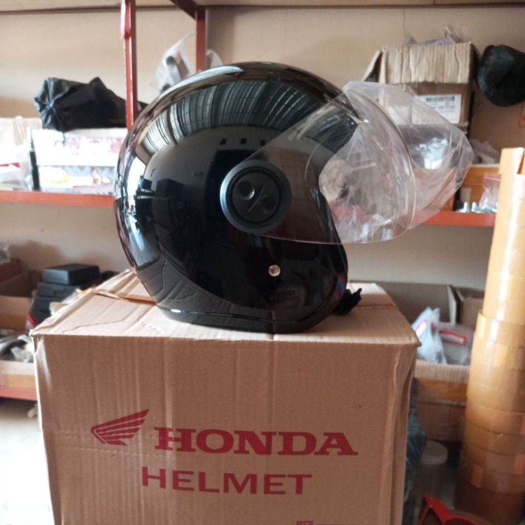 helm scoopy hitam allsize