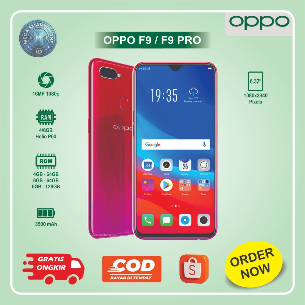 OPPO F9 | HP Second batangan