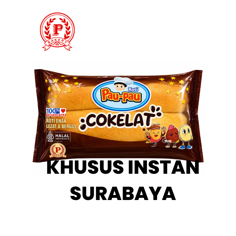 Roti Pau-Pau Coklat - KHUSUS INSTAN SURABAYA - Paulus Bakery