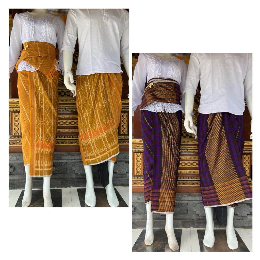 COUPLE ENDEK TANPA TEPI / PAKAIAN ADAT BALI