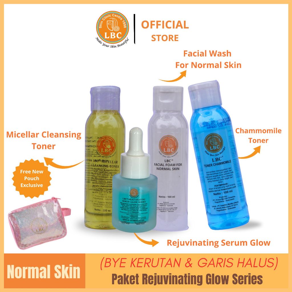 LBC-Paket Rejuvinating Glow Series For Normal Skin (20ml) (FREE POUCH)