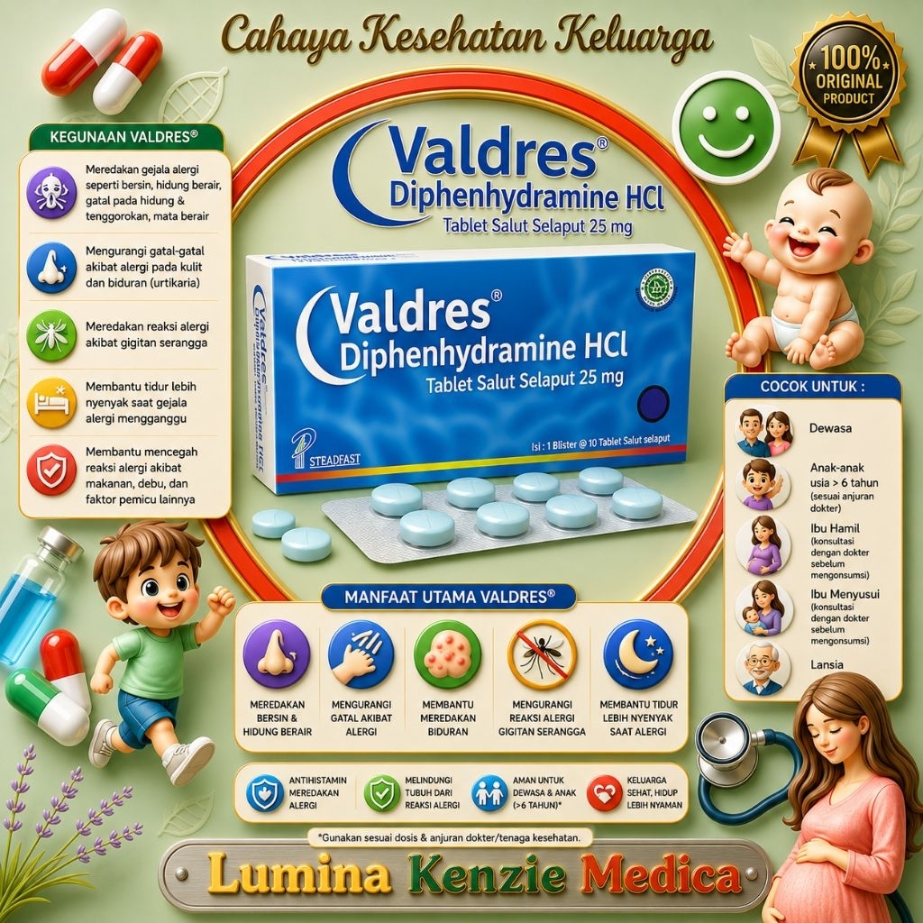 Valdres 25Mg 1Strip Isi 10Tab